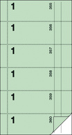 sigel Formularbuch Bonbuch, 105 x 200 mm, gelb
