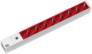 BACHMANN 19' USV-Steckdosenleiste, 8-fach, 1 HE
