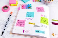 Post-it Haftnotizen Z-Notes, 127 x 76 mm, 6-farbig