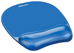 Fellowes Tastatur-Handgelenkauflage Crystals Gel, violett