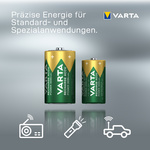 VARTA NiMH Akku Rechargeable Accu, Mono (D/HR20)