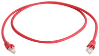 Telegärtner Patchkabel, Kat.6A (tief), S/FTP, 5,0 m, rot