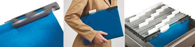 LEITZ Mobile Ordnungs-Hängemappe Divide-It-Up, A4, blau