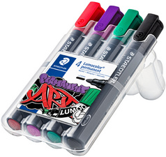 STAEDTLER Lumocolor Permanent-Marker 352, 6er Etui