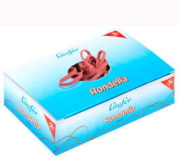 Läufer Gummibänder RONDELLA im Karton, 130 x 10 mm, 1.000 g