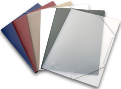 Oxford Eckspanner image, DIN A4, aus PP, dunkelblau