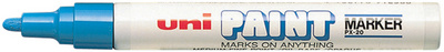 uni-ball Permanent-Marker PAINT (PX-20), hellblau
