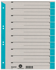 LEITZ Trennblätter, A4 Überbreite, Kraftkarton 230g/qm, gelb