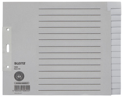 LEITZ Tauenpapier-Register, blanko, A4 Überbreite, 12-teilig