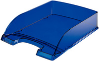 LEITZ Briefablage Plus Transparent, DIN A4, dunkelblau-