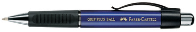 FABER-CASTELL Druckkugelschreiber GRIP PLUS, steingrau