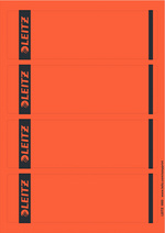 LEITZ Ordnerrücken-Etikett, 61 x 192 mm, kurz, breit, gelb