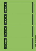 LEITZ Ordnerrücken-Etikett, 61 x 192 mm, kurz, breit, gelb