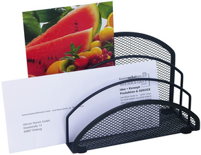 WEDO 65301 Briefständer Office, aus Drahtmetall, schwarz