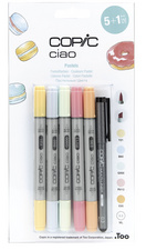 COPIC Marker ciao, 5+1 Set 'Pastellfarben'