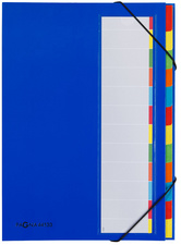 PAGNA Ordnungsmappe DESKORGANIZER Color, 12 Fächer, schwarz