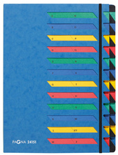 PAGNA Ordnungsmappe DESKORGANIZER A-Z, 24 Fächer, schwarz