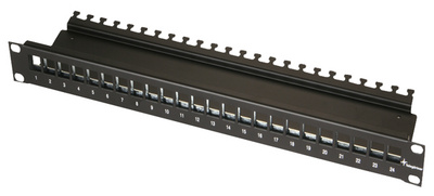 Telegärtner 19 Modulträger 1 HE, für 24 AMJ Module