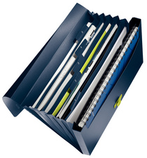 LEITZ Projektmappe re:cycle, A4, PP-Restmaterial, 5 Fächer