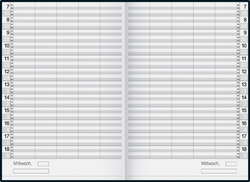 rido idé Buchkalender Ultraplan, immerwährend, schwarz