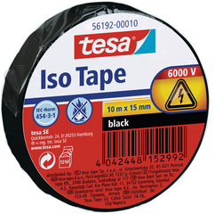 tesa Isolierband ISO TAPE, 15 mm x 10 m, rot