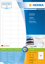 HERMA Universal-Etiketten PREMIUM, 48,3 x 16,9 mm, weiß