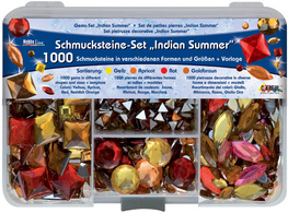 KREUL Schmucksteine-Set Hobby Line Indian Summer