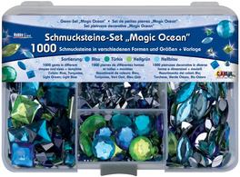KREUL Schmucksteine-Set Hobby Line 'Magic Ocean'