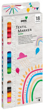 KREUL Textilmarker JAVANA texi mäx medium, 18er-Set