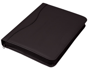 Alassio Ringbuchmappe 'RONDO', DIN A4, Lederimitat, schwarz