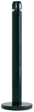 Rubbermaid Standascher Smokers Pole, rund, schwarz