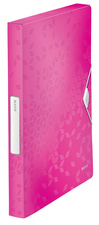 LEITZ Ablagebox WOW, DIN A4, PP, weiß-metallic