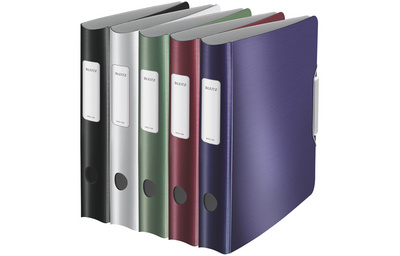 LEITZ Ordnerrücken-Etikett, 36 x 111 mm, kurz, schmal, grau
