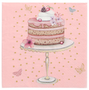 PAPSTAR Motivservietten Cupcakes, 330 x 330 mm