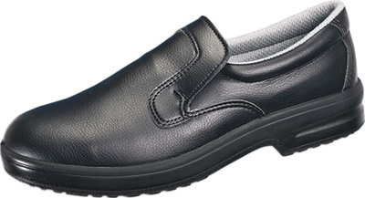 HYGOSTAR Sicherheitsschuh Slipper S2, Größe: 43, schwarz