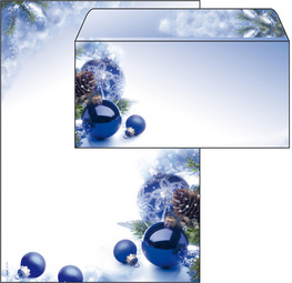 sigel Weihnachts-Motiv-Papier Blue Harmony, A4, 90 g/qm