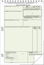 RNK Verlag Vordruck Warenverkehrsbescheinigung EUR.1