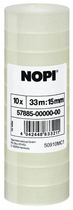 NOPI Klebefilm Shrink Tower, transparent, 19 mm x 66 m