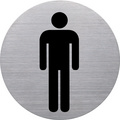 helit Piktogramm 'the badge' WC Behinderte', rund, silber