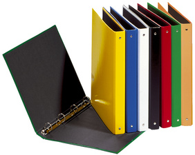 PAGNA Ringbuch Basic Colours, 4 Ring-Mechanik, gelb