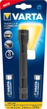 VARTA Taschenlampe Multi LED Alu Light 2AA