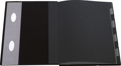 EXACOMPTA Ordnungsmappe EXACTIVE, PP, 9 Fächer, schwarz