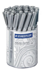 STAEDTLER Permanent-Marker Metallic, gold, 30er Display