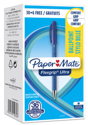 Paper:Mate Druckkugelschreiber FlexGrip Ultra, blau