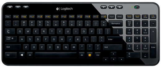 Logitech 920-003056 Tastatur K360, kabellos, schwarz