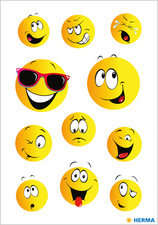 HERMA Sticker DECOR 'Lustige Gesichter'