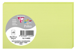 Pollen by Clairefontaine Briefkarte 82 x 128 mm, bonbonrosa
