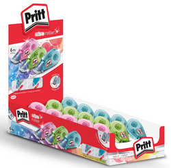 Pritt Korrekturroller PRKMK Micro, farbig sortiert, 5mm x 7m, Einweg