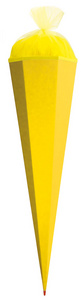 ROTH Bastelschultüte mit Verschluss, 850 mm, rot