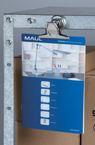 MAUL Briefklemmer MAULpro, mit Magnet, Breite: 75 mm, nickel